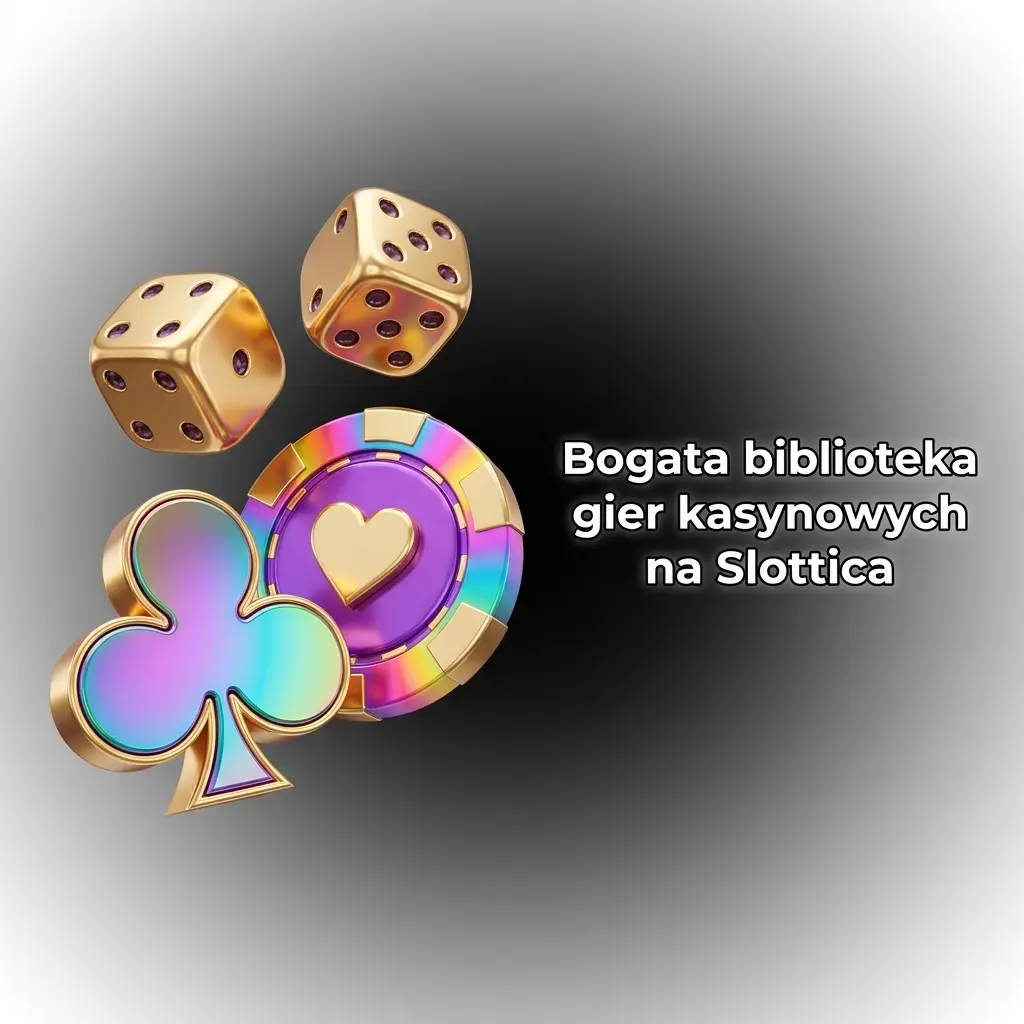 Bogata biblioteka gier kasynowych na Slottica – automaty, ruletka, blackjack i gry z krupierem na żywo
