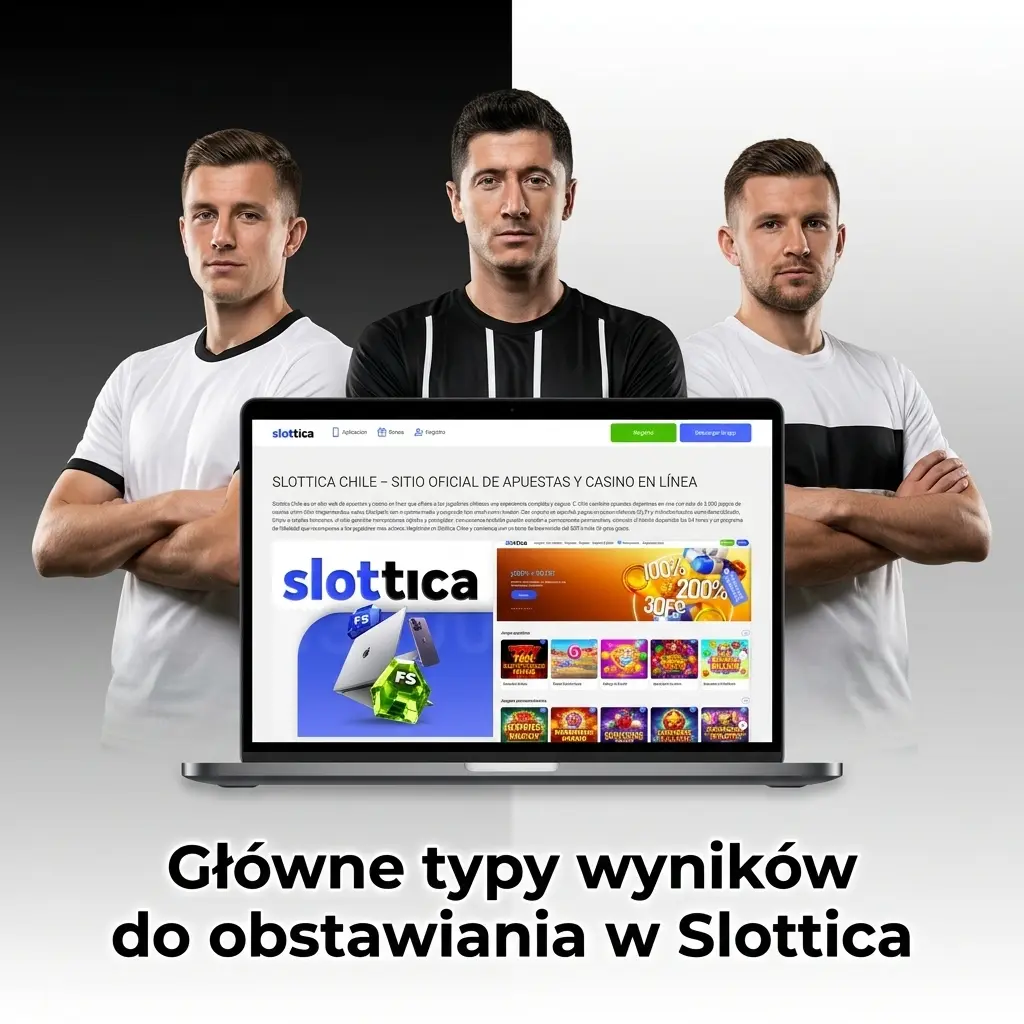 Główne rynki zakładów w Slottica: 1X2, handicap, over/under oraz BTTS w piłce nożnej, siatkówce i koszykówce.