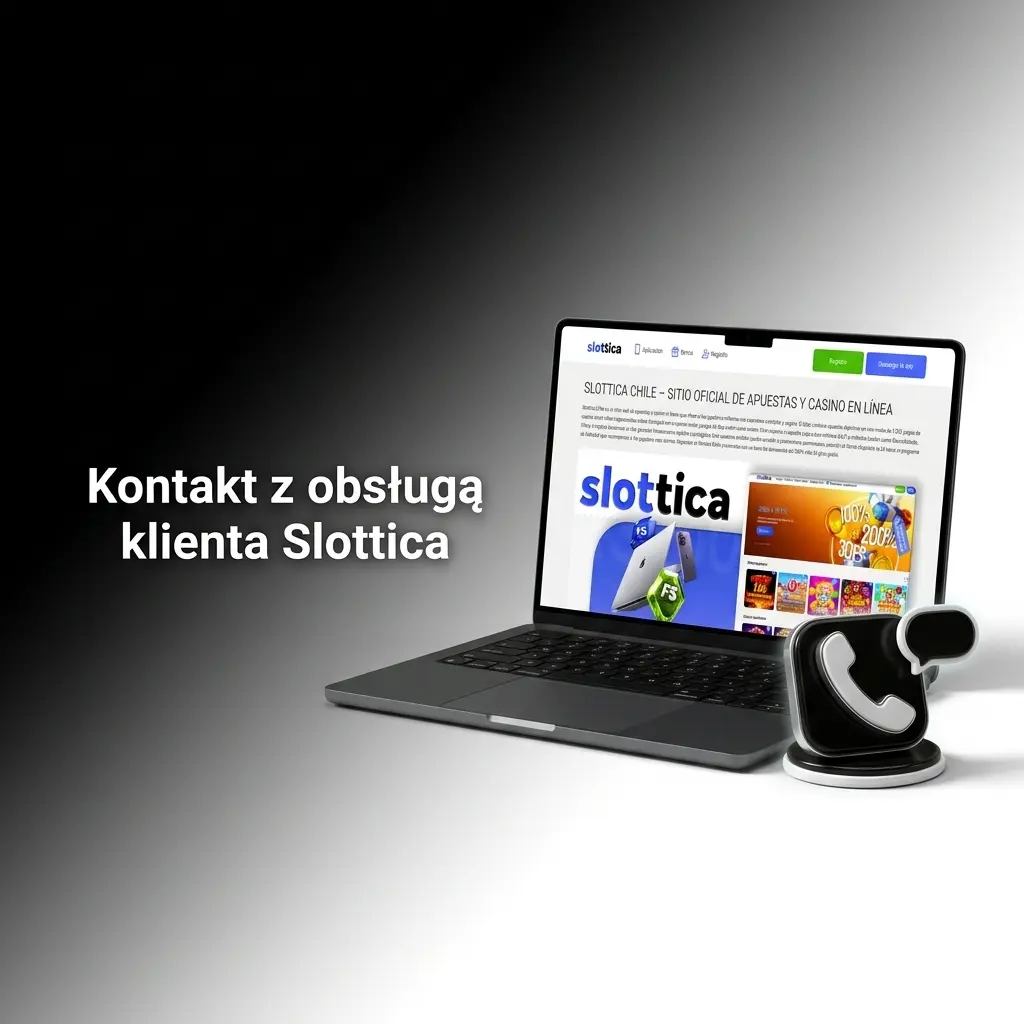 Kontakt z obsługą klienta Slottica – czat na żywo, e-mail, formularz kontaktowy i sekcja FAQ dotycząca wpłat.