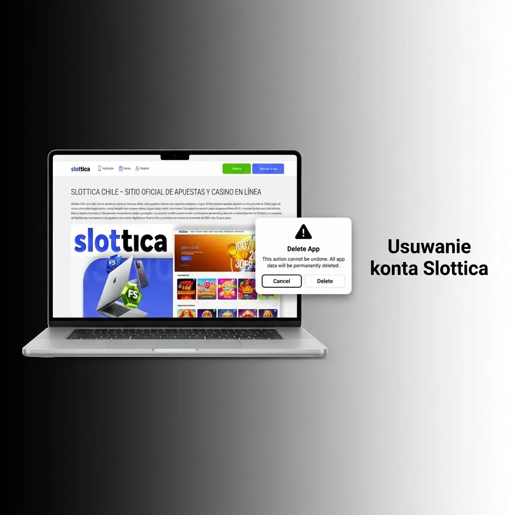 Instrukcja usuwania konta Slottica - kontakt z supportem, potwierdzenie tożsamości i zamknięcie konta krok po kroku.